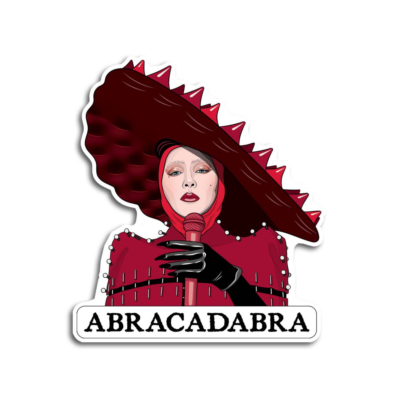 'Abracadabra' Lady Gaga Die Cut Sticker